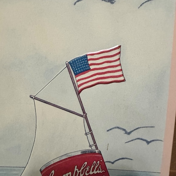 1993 Campbell’s Soup Sign #9 Sailboat AAA Vintage - Picture 3 of 9